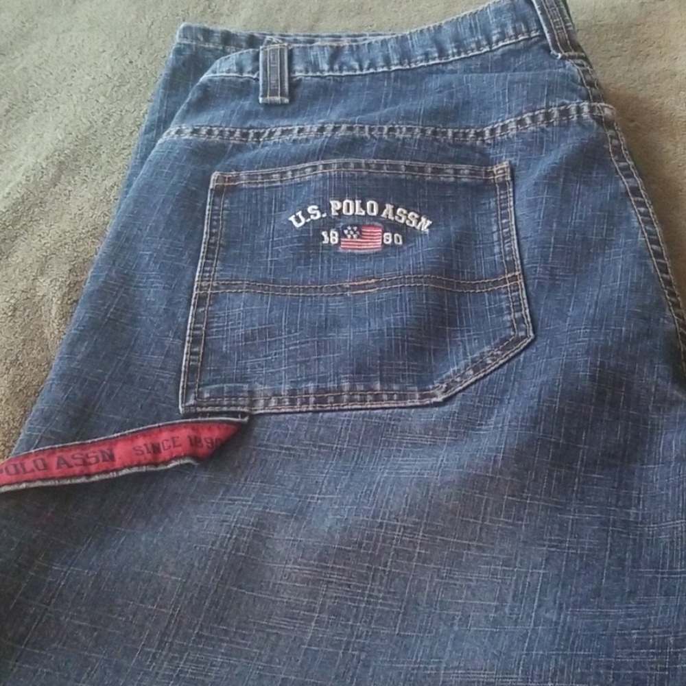 Mens polo jeans